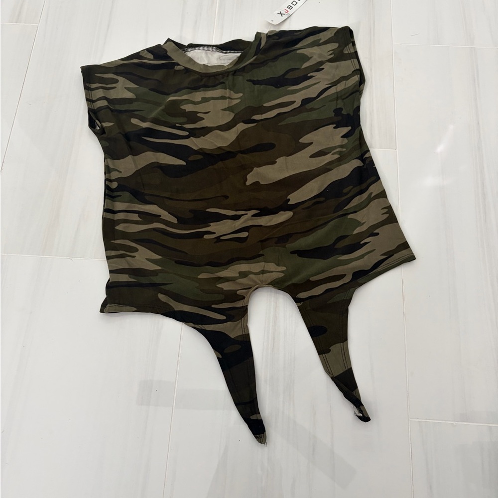 Camouflage Sleeveless Romper